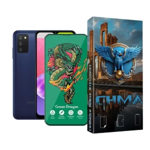 گلس و محافظ صفحه نمایش گوشی موبایل سامسونگ a03s Samsung a03s اژدها سبز Horo green