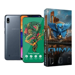 گلس و محافظ صفحه نمایش گوشی موبایل سامسونگ A10 Samsung A10 اژدها سبز Horo green