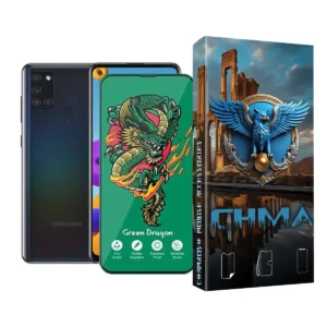 گلس و محافظ صفحه نمایش گوشی موبایل سامسونگ A21S Samsung A21S اژدها سبز Horo green