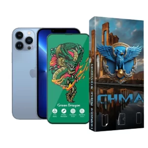 گلس و محافظ صفحه نمایش گوشی موبایل آیفون 13 پرو مکس iphone 13 pro max اژدها سبز Horo green
