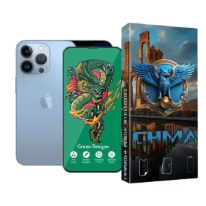 گلس و محافظ صفحه نمایش گوشی موبایل آیفون 13 پرو مکس iphone 13 pro اژدها سبز Horo green