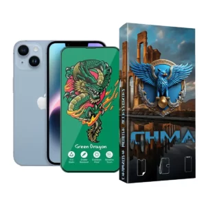 گلس و محافظ صفحه نمایش گوشی موبایل آیفون 14 iphone 14 اژدها سبز Horo green