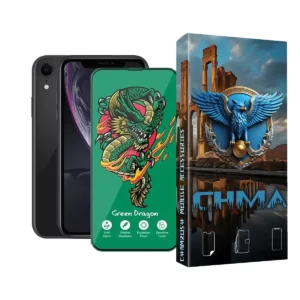 گلس و محافظ صفحه نمایش گوشی موبایل آیفون xr iphone xr اژدها سبز Horo green