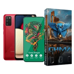 گلس و محافظ صفحه نمایش گوشی موبایل سامسونگ A02s Samsung A02s اژدها سبز Horo green