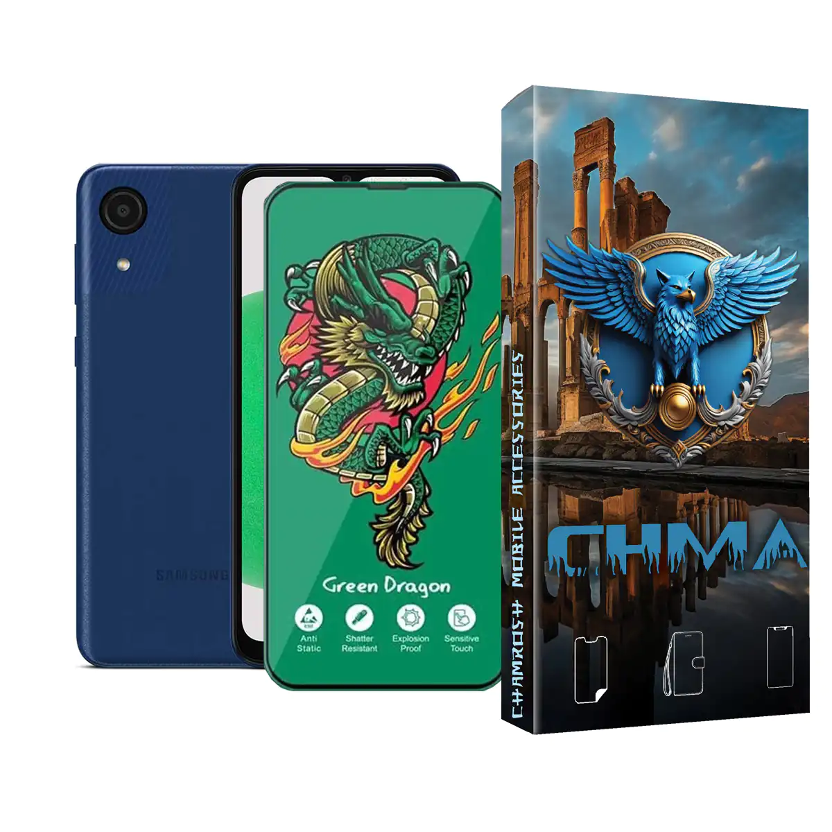 گلس و محافظ صفحه نمایش گوشی موبایل سامسونگ a03 core Samsung a03 core اژدها سبز Horo green گلس و محافظ صفحه نمایش گوشی موبایل سامسونگ a03 core Samsung a03 core اژدها سبز Horo green