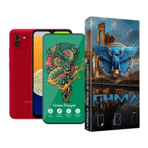 گلس و محافظ صفحه نمایش گوشی موبایل سامسونگ a03 Samsung a03 اژدها سبز Horo green