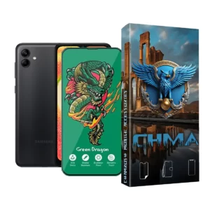 گلس و محافظ صفحه نمایش گوشی موبایل سامسونگ a04 Samsung a04 اژدها سبز Horo green