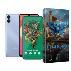 گلس و محافظ صفحه نمایش گوشی موبایل سامسونگ a04e Samsung a04e اژدها سبز Horo green