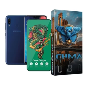 گلس و محافظ صفحه نمایش گوشی موبایل سامسونگ A20 Samsung A20 اژدها سبز Horo green