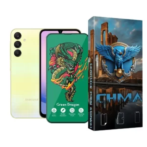 گلس و محافظ صفحه نمایش گوشی موبایل سامسونگ A25 Samsung A25 اژدها سبز Horo green