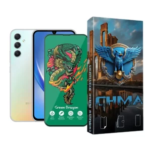 گلس و محافظ صفحه نمایش گوشی موبایل سامسونگ A34 Samsung A34 اژدها سبز Horo green