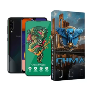 گلس و محافظ صفحه نمایش گوشی موبایل سامسونگ A50s Samsung A50s اژدها سبز Horo green