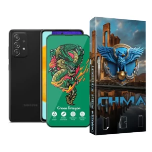 گلس و محافظ صفحه نمایش گوشی موبایل سامسونگ A52s Samsung A52s اژدها سبز Horo green